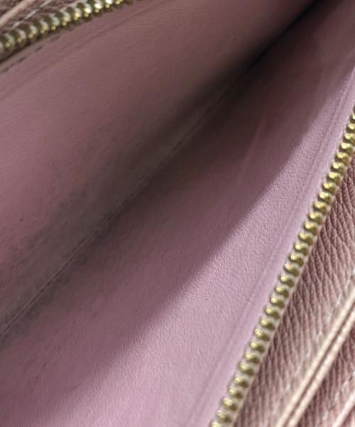 LOUIS VUITTON（ルイ ヴィトン）LOUIS VUITTON (ルイ ヴィトン) モノグラム ジッピーウォレット／MONOGRAM ZIPPE WALLET ブラウン×ピンクの古着・服飾アイテム