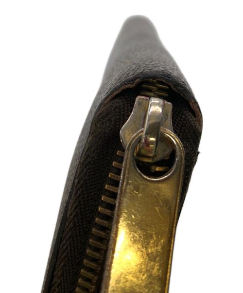 LOUIS VUITTON（ルイ ヴィトン）LOUIS VUITTON (ルイ ヴィトン) モノグラム ジッピーウォレット／MONOGRAM ZIPPE WALLET ブラウン×ピンクの古着・服飾アイテム