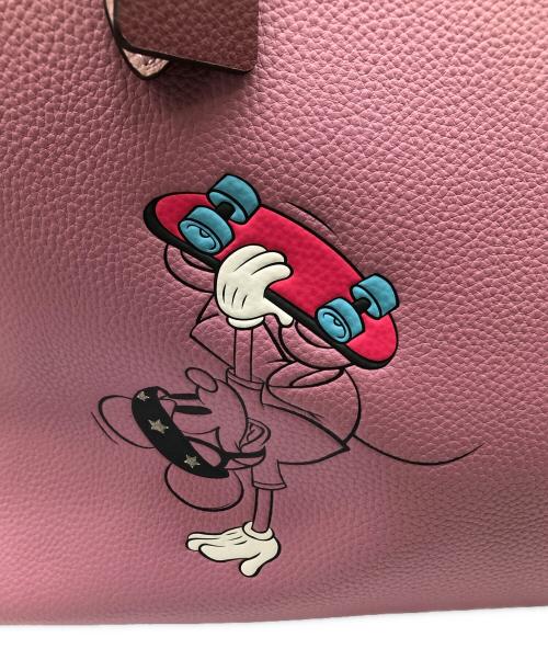 COACH（コーチ）COACH (コーチ) DISNEY (ディズニー) AVENUE CARRY ALL／アベニュー キャリーオール ピンクの古着・服飾アイテム