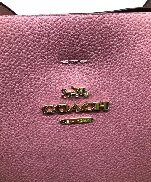 COACH（コーチ）COACH (コーチ) DISNEY (ディズニー) AVENUE CARRY ALL／アベニュー キャリーオール ピンクの古着・服飾アイテム