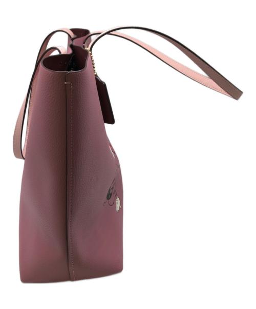 COACH（コーチ）COACH (コーチ) DISNEY (ディズニー) AVENUE CARRY ALL／アベニュー キャリーオール ピンクの古着・服飾アイテム