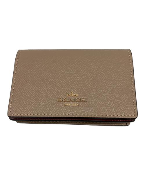 COACH（コーチ）COACH (コーチ) カードケース ベージュの古着・服飾アイテム