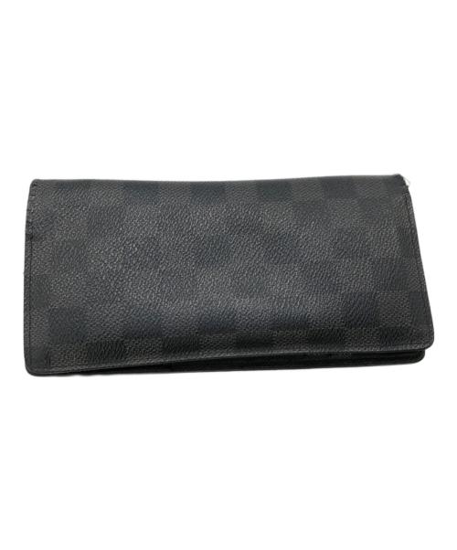 LOUIS VUITTON（ルイ ヴィトン）LOUIS VUITTON (ルイ ヴィトン) ダミエ・グラフィット ポルトフォイユ・ブラザ／Ⅾ’AMIER GRAFIT PORTEFEUILLE BRAZZAの古着・服飾アイテム