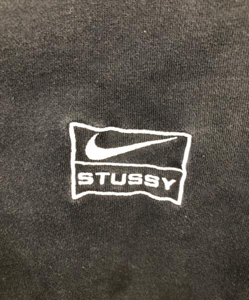 NIKE（ナイキ）NIKE (ナイキ) stussy (ステューシー) Washed NRG Fleece Crewnec／ウォッシュドNRG フリースクルーネック ブラック サイズ:Lの古着・服飾アイテム