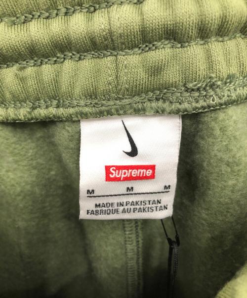 NIKE（ナイキ）NIKE (ナイキ) SUPREME (シュプリーム) SIDE LOGO SWEAT PANTS／サイドロゴ スウェットパンツ グリーン サイズ:Mの古着・服飾アイテム