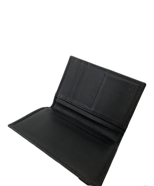GUCCI（グッチ）GUCCI (グッチ) シグネチャー カードケース／SIGNATURE CARD CASE ブラックの古着・服飾アイテム