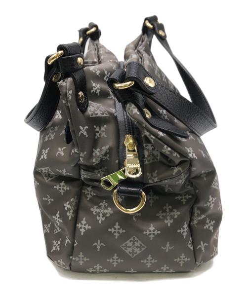 russet（ラシット）russet (ラシット) COLOR HANDLE HAND BAG／カラーハンドルハンドバッグ グレーの古着・服飾アイテム