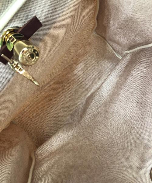 HERMES（エルメス）HERMES (エルメス) エールバッグMM／YELL BAG MM ベージュ×ブラウンの古着・服飾アイテム