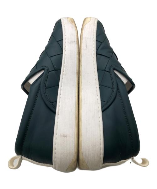BOTTEGA VENETA（ボッテガベネタ）BOTTEGA VENETA (ボッテガベネタ) マキシ・イントレチャート スリッポン／MAXI INTRECCIATO SLIPON グリーン サイズ:44の古着・服飾アイテム