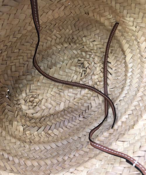 LOEWE（ロエベ）LOEWE (ロエベ) カゴバッグ／BUCKET BAG ナチュラル×ブラウンの古着・服飾アイテム