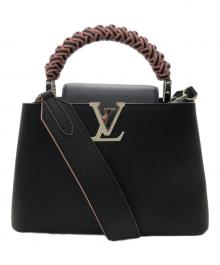 LOUIS VUITTON（ルイ ヴィトン）の古着「	カプシーヌBB」｜ピンク×ブラック