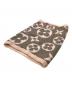 LOUIS VUITTON（ルイ ヴィトン）の古着「MONOGRAM SNOOD GRAND FLOOR／モノグラム スヌード グランフロア」｜グレー×ピンク
