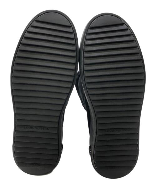 LOUIS VUITTON（ルイ ヴィトン）LOUIS VUITTON (ルイ ヴィトン) BREAZY LINE MONOGRAM×SUEDE MOUTON BOOTS／ブリージーライン モノグラム×スエード ムートンブーツ ブラック サイズ:Mの古着・服飾アイテム