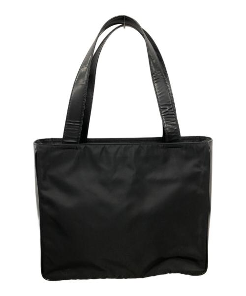 PRADA（プラダ）PRADA (プラダ) ナイロントートバッグ／NYLON TOTE BAG ブラックの古着・服飾アイテム