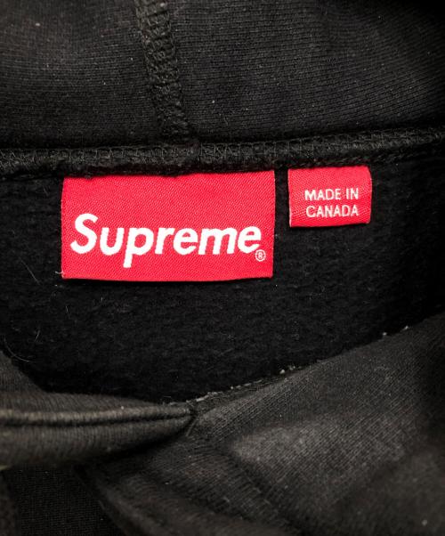 SUPREME（シュプリーム）SUPREME (シュプリーム) Chrome Classic logo Hooded／クロームクラシックロゴフーデッド ブラック サイズ:Sの古着・服飾アイテム