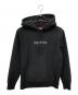 SUPREME（シュプリーム）の古着「Chrome Classic logo Hooded／クロームクラシックロゴフーデッド」｜ブラック