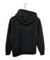 SUPREME (シュプリーム) Chrome Classic logo Hooded／クロームクラシックロゴフーデッド ブラック サイズ:S：10000円