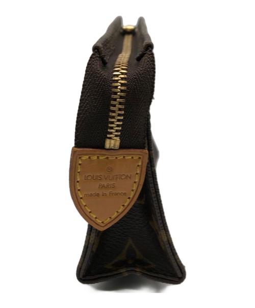 LOUIS VUITTON（ルイ ヴィトン）LOUIS VUITTON (ルイ ヴィトン) モノグラム・ポシェット トワレット15／MONOGRAM POCHETTE TOILETTE 15 ブラウンの古着・服飾アイテム