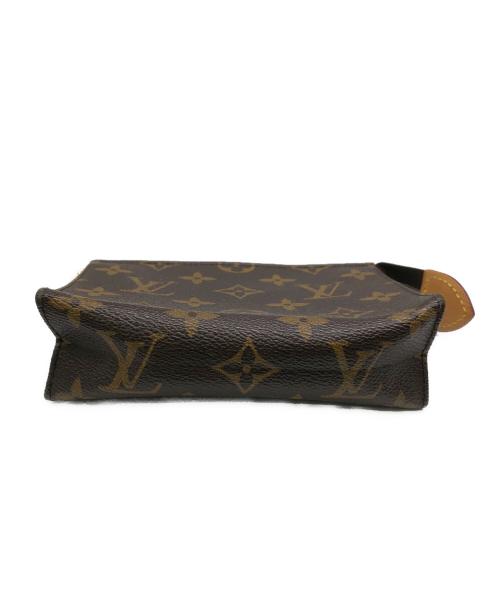 LOUIS VUITTON（ルイ ヴィトン）LOUIS VUITTON (ルイ ヴィトン) モノグラム・ポシェット トワレット15／MONOGRAM POCHETTE TOILETTE 15 ブラウンの古着・服飾アイテム