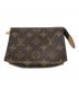 LOUIS VUITTON（ルイ ヴィトン）の古着「モノグラム・ポシェット トワレット15／MONOGRAM POCHETTE TOILETTE 15」｜ブラウン