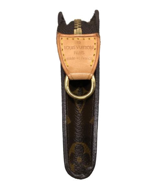 LOUIS VUITTON（ルイ ヴィトン）LOUIS VUITTON (ルイ ヴィトン) バケット付属ポーチ／BUCKET ATTACHED POUCH ブラウンの古着・服飾アイテム