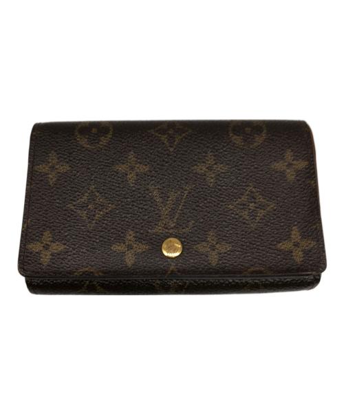 LOUIS VUITTON（ルイ ヴィトン）LOUIS VUITTON (ルイ ヴィトン) モノグラム ポルトモネ ビエ トレゾール／MONOGRAM PORTEMONNAIE VIE TREZOR ブラウンの古着・服飾アイテム