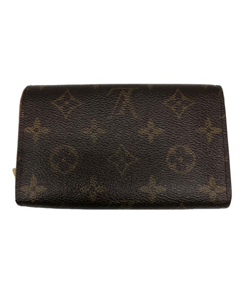 LOUIS VUITTON（ルイ ヴィトン）LOUIS VUITTON (ルイ ヴィトン) モノグラム ポルトモネ ビエ トレゾール／MONOGRAM PORTEMONNAIE VIE TREZOR ブラウンの古着・服飾アイテム