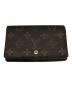 LOUIS VUITTON（ルイ ヴィトン）の古着「モノグラム ポルトモネ ビエ トレゾール／MONOGRAM PORTEMONNAIE VIE TREZOR」｜ブラウン