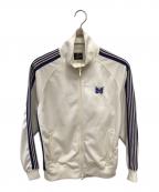 Needlesニードルズ）の古着「Track Jacket Poly Smooth／トラックジャケット ポリスムース」｜パープル×ホワイト