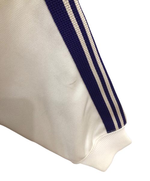 Needles（ニードルズ）Needles (ニードルズ) Track Jacket Poly Smooth／トラックジャケット ポリスムース パープル×ホワイト サイズ:Sの古着・服飾アイテム