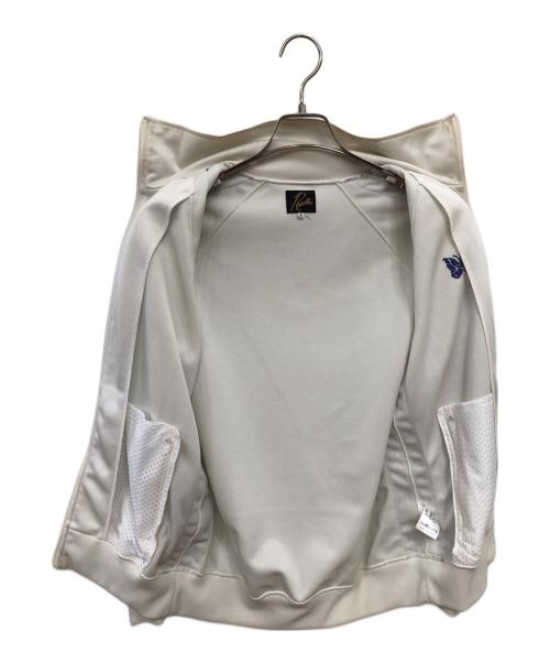 Needles（ニードルズ）Needles (ニードルズ) Track Jacket Poly Smooth／トラックジャケット ポリスムース パープル×ホワイト サイズ:Sの古着・服飾アイテム