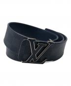 LOUIS VUITTONルイ ヴィトン）の古着「DAMIER GRAPHITE CINTURA INITIALES／ダミエ・グラフィット サンチュール イニシアル」｜ネイビー