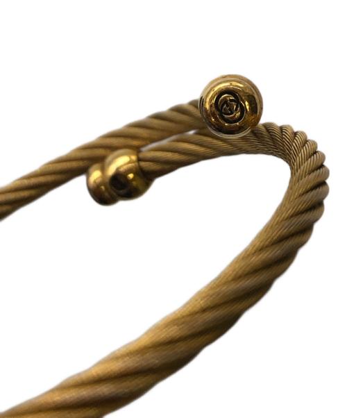 GUCCI（グッチ）GUCCI (グッチ) BANGLE WATCH／バングルウォッチ ブラックの古着・服飾アイテム