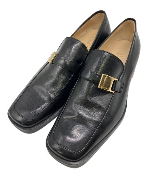 GUCCI（グッチ）GUCCI (グッチ) ローファー ブラック サイズ:21･5cmの古着・服飾アイテム