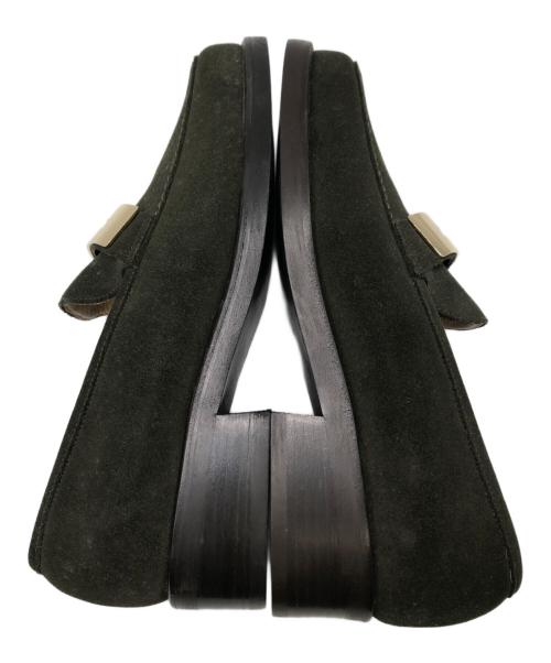 GUCCI（グッチ）GUCCI (グッチ) SUEDE LOAFER／スエードローファー オリーブ サイズ:23.5cmの古着・服飾アイテム
