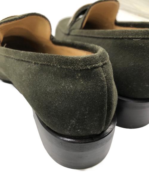 GUCCI（グッチ）GUCCI (グッチ) SUEDE LOAFER／スエードローファー オリーブ サイズ:23.5cmの古着・服飾アイテム