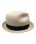 中古・古着 BORSALINO (ボルサリーノ) ストローハット／STRAW HAT ホワイト サイズ:57cm：11000円