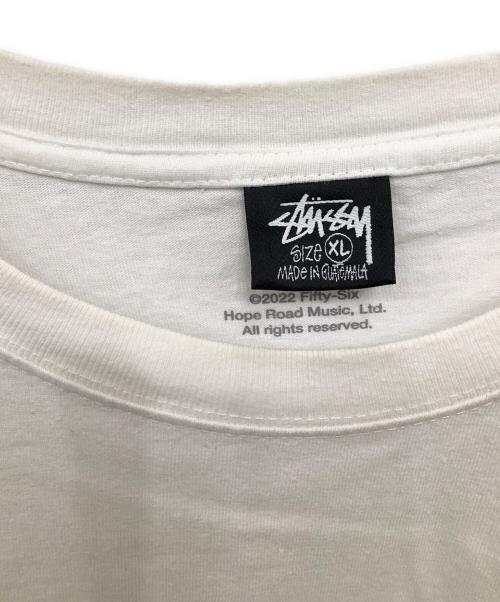 stussy（ステューシー）stussy (ステューシー) BOB MARLEY (ボブマーリー) Confrontation L/S Tee／コンフロンテーション ロングスリーブT ホワイト サイズ:XLの古着・服飾アイテム