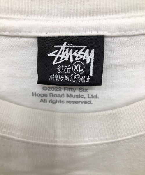 stussy（ステューシー）stussy (ステューシー) BOB MARLEY (ボブマーリー) Confrontation L/S Tee／コンフロンテーション ロングスリーブT ホワイト サイズ:XLの古着・服飾アイテム