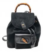 GUCCIグッチ）の古着「バンブーミニリュック／BANBOO MINI RUCKSACK」｜ブラック