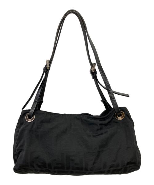 FENDI（フェンディ）FENDI (フェンディ) ズッカ ショルダーバッグ ブラックの古着・服飾アイテム