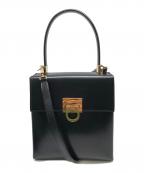 Salvatore Ferragamoサルヴァトーレ フェラガモ）の古着「ガンチーニ ハンドバッグ／GANCINO HAND BAG」｜ブラック