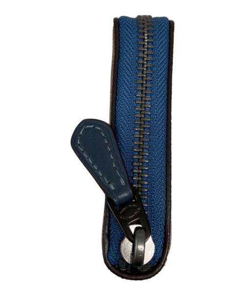 COACH（コーチ）COACH (コーチ) 長財布 ベージュ×ブルーの古着・服飾アイテム