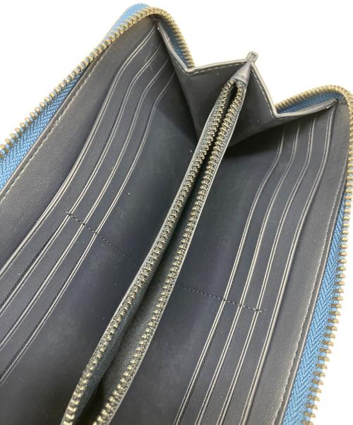 COACH（コーチ）COACH (コーチ) 長財布 ベージュ×ブルーの古着・服飾アイテム