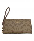 COACHコーチ）の古着「長財布」｜ベージュ
