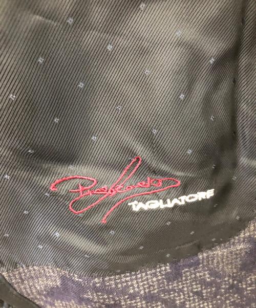 TAGLIATORE（タリアトーレ）TAGLIATORE (タリアトーレ) PINO LERARIO LINEN×COTTON 2B JACKET／ピーノ・レラリオ リネン×コットン 2ボタンジャケット ネイビー サイズ:48の古着・服飾アイテム