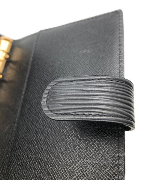 LOUIS VUITTON（ルイ ヴィトン）LOUIS VUITTON (ルイ ヴィトン) エピ アジェンダPM／EPI AGENDA PM ブラックの古着・服飾アイテム