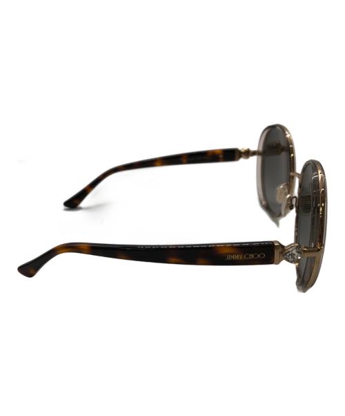 JIMMY CHOO（ジミーチュウ）JIMMY CHOO (ジミーチュウ) サングラス／SUNGLASSES ブラウン サイズ:57□20の古着・服飾アイテム