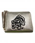 虎屋ういろ×Perche×EARトラヤウイロ×ペルケ×イア）の古着「ラウンドファスナー財布／ROUND FASTENER WALLET」｜ゴールド