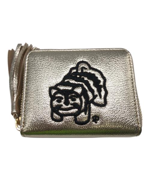 虎屋ういろ（トラヤウイロ）虎屋ういろ (トラヤウイロ) Perche (ペルケ) EAR (イア) ラウンドファスナー財布／ROUND FASTENER WALLET ゴールドの古着・服飾アイテム
